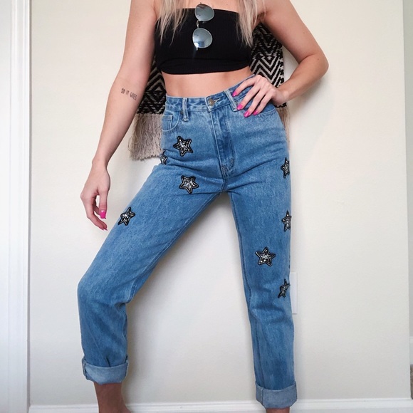 Mink Pink Star Jeans - Picture 3 of 6